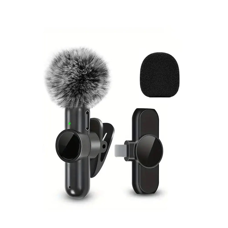 Micrófono Lavalier Inalámbrico para Smartphones y Cámaras
