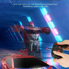 1:18 Scale RC Stunt Car with 360° Spin, LED Lights & One-Button Transformation
