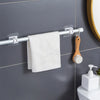 Self-Adhesive Curtain Rod Holders - No-Drilling Clamp Hooks
