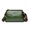 Vintage Barrel Crossbody Shoulder Bag with Sequined Letter Accent