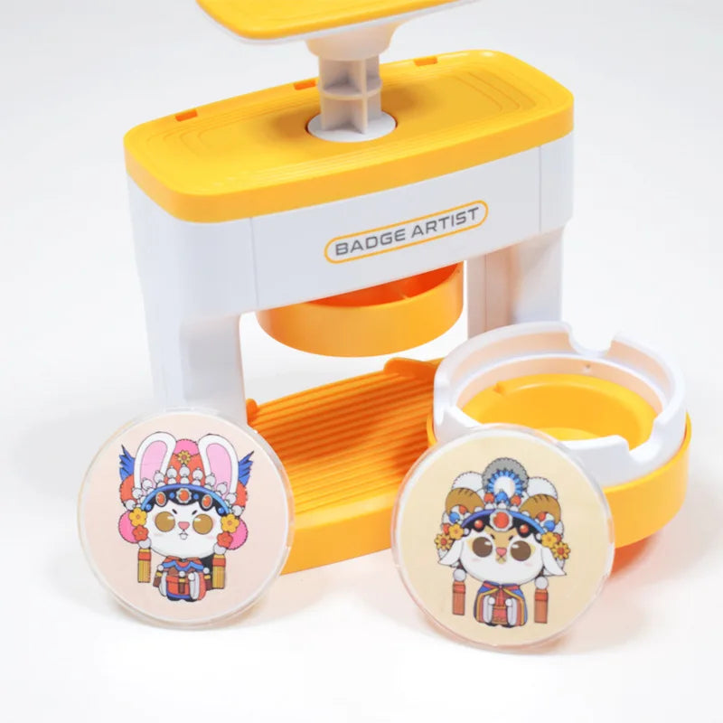 DIY Pin Badge Maker Kit for Kids with 48 Patterns
