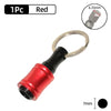 1/4" Hex Quick-Change Screwdriver Bit Holder with Keychain