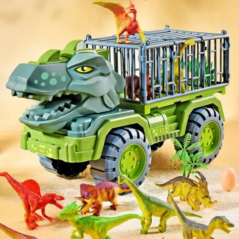 Dinosaur Transport Truck with T-Rex Figure