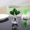 Bouquet de Roses en Cristal - Arrangement Floral Éternel en Verre