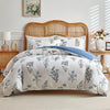 Vintage Floral Duvet Cover Set with Pillowcases