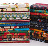 Bohemian Cotton Linen Fabric with Vintage Ethnic Print