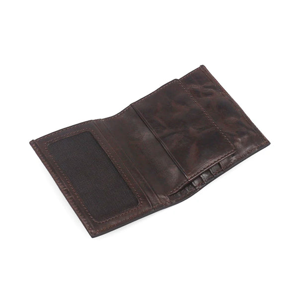Vintage Genuine Leather Bifold Wallet
