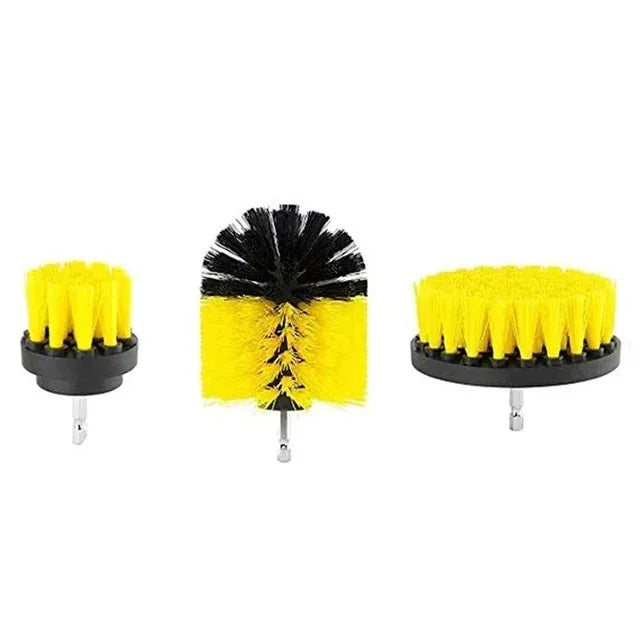 Drill Brush Attachment Set (3-Piece)