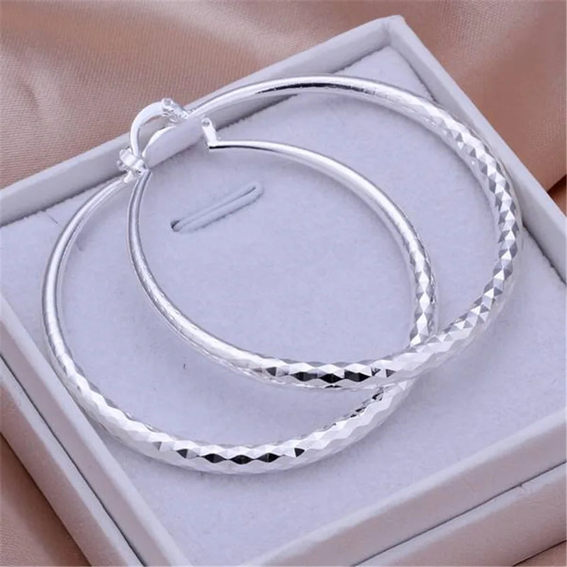 925 Sterling Silver Hoop Earrings