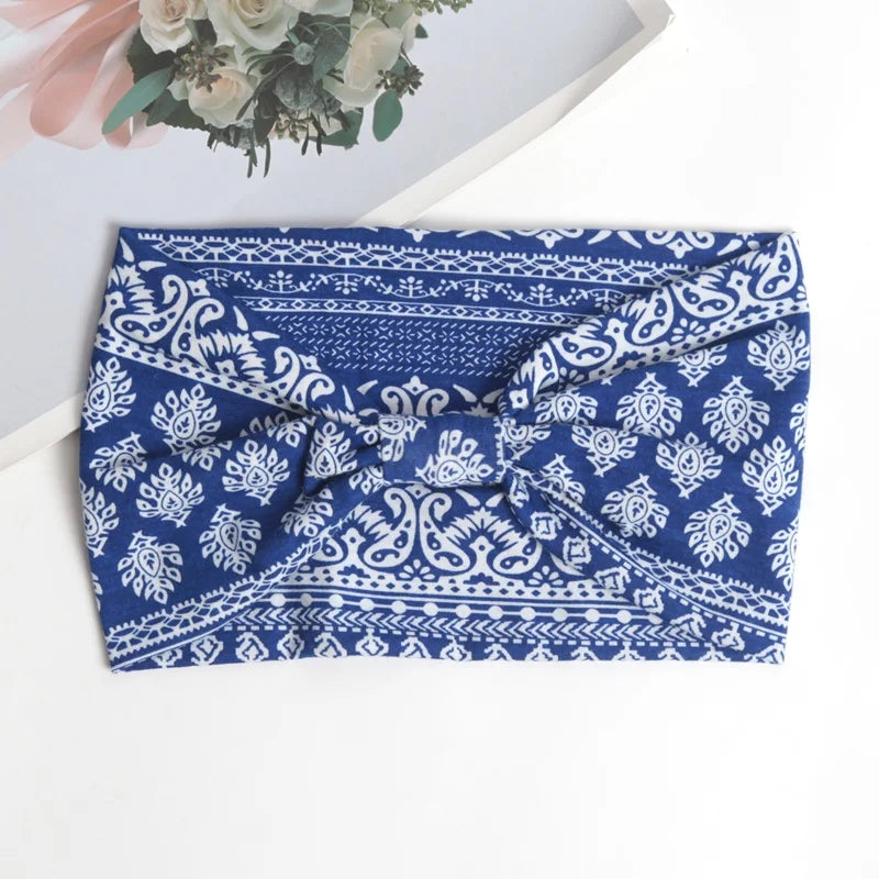 Bohemian Elastic Headbands for Hair & Yoga