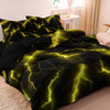 Lightning Storm Print Duvet Cover Set – Soft, Breathable Bedding for All Seasons