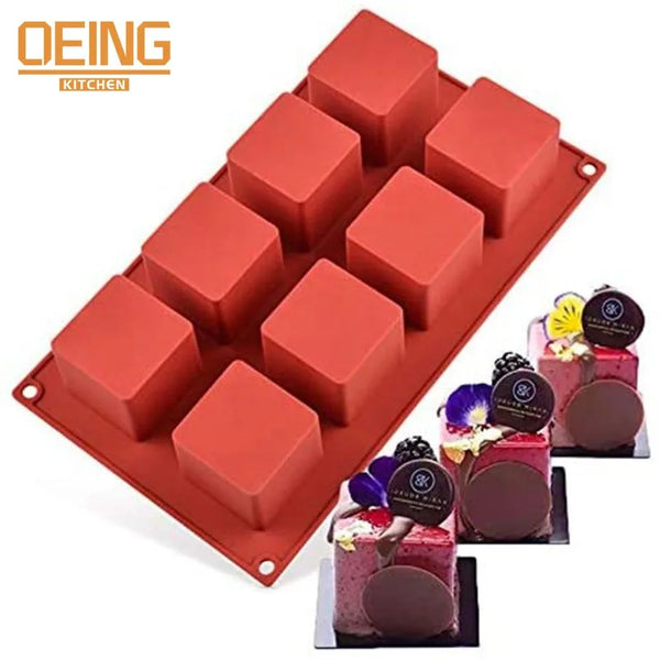 Square Silicone Baking Molds