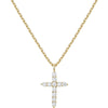 14K Gold Plated Cross Pendant Necklace