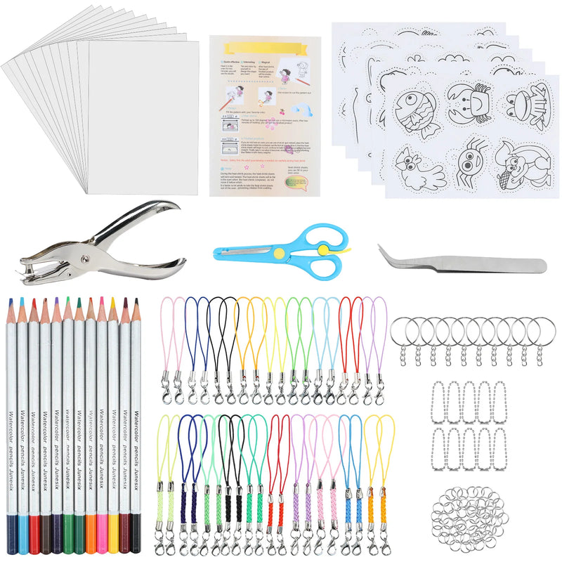 Heat Shrink Plastic Craft Kit for Kids