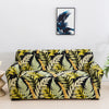 Floral Print Stretch Sofa Cover with Elastic Edge