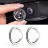 Clear plastic lens protectors for a 360 degree car camera, designed to prevent scratches and protect against weather.