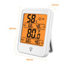 Digital Temperature and Humidity Monitor with Clock and Backlight