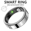 Sleek Smart Health Ring with Heart Rate & Sleep Tracking