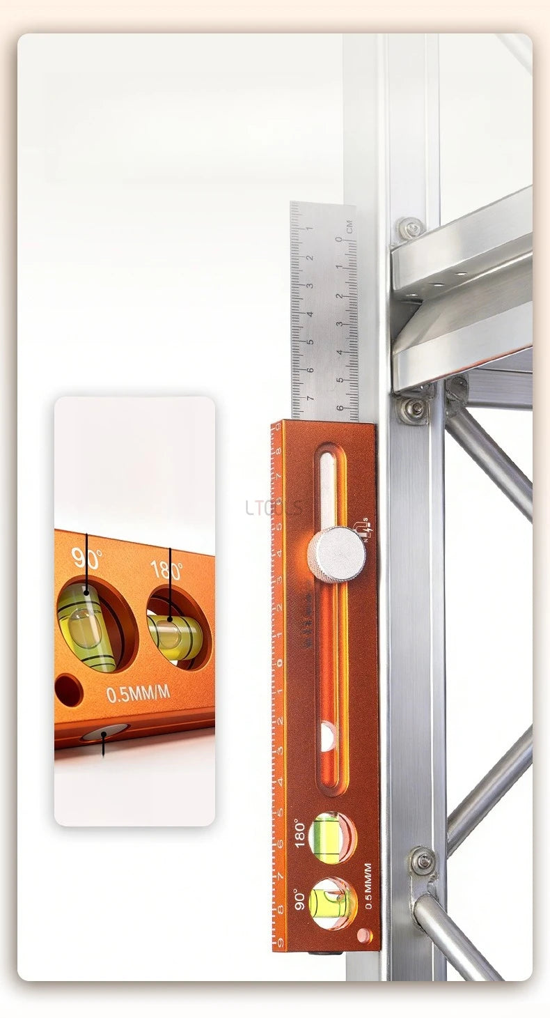 Foldable Aluminum Alloy Marking and Measuring Tool