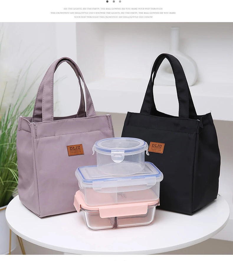 Insulated Lunch Bag with Top Handle for Work