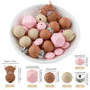 Cartoon Animal Silicone Focal Beads for Jewelry Making