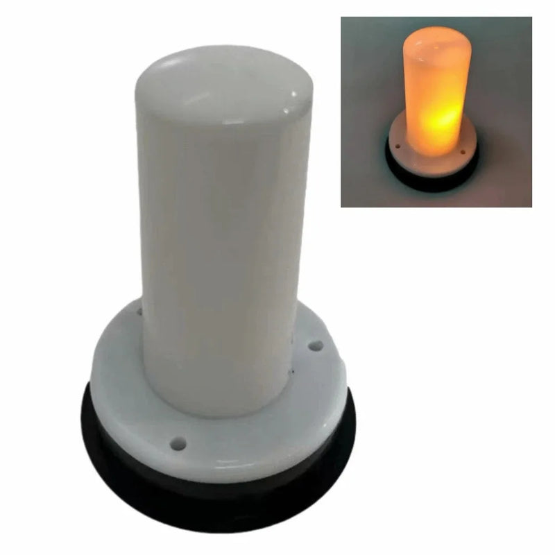 Dôme de Lanterne Solaire à Flamme Scintillante
