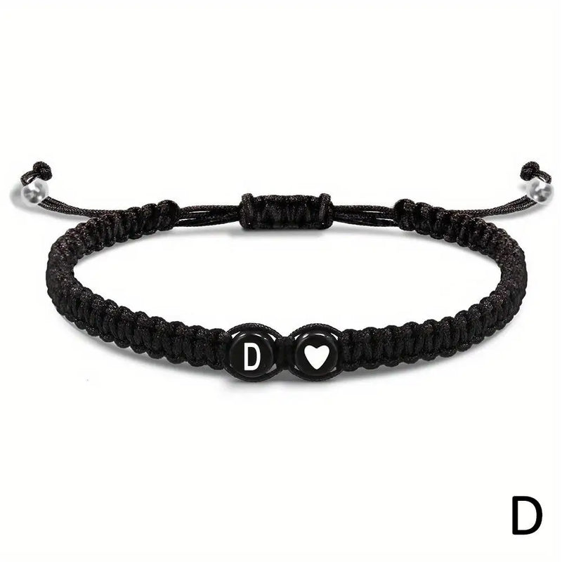 Personalized Woven Letter Bracelet