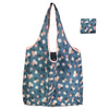 Foldable Nylon Reusable Shopping Bag with Floral Print