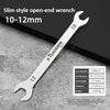 Ultra-Thin Dual-End Open Wrench for Tight Spaces