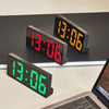 Modern LED Alarm Clock with Voice Control and Night Mode