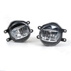 Pair of LED front fog light grilles for Lexus GS350 and GS450h F Sport vehicles.