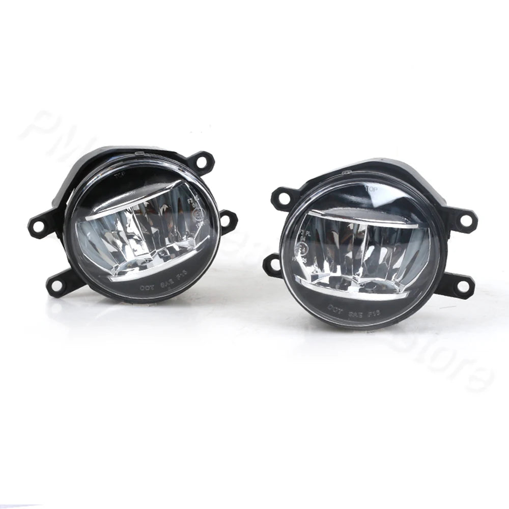 Pair of LED front fog light grilles for Lexus GS350 and GS450h F Sport vehicles.