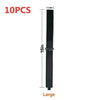 A black heavy-duty nylon cord organizer strap with a triangle buckle, measuring 16 inches long.