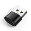 A white USB-C to USB adapter with a black connector and multiple ports shown from above.