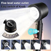 5-Mode Handheld Shower Head with Water Stop
