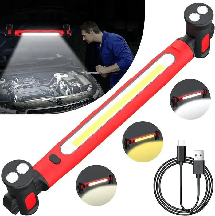 Rechargeable LED Magnetic Work Light with Rotating Base