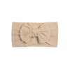 Baby Girl Cotton Headbands with Bows (Set of 3, 4, 6, or 12)