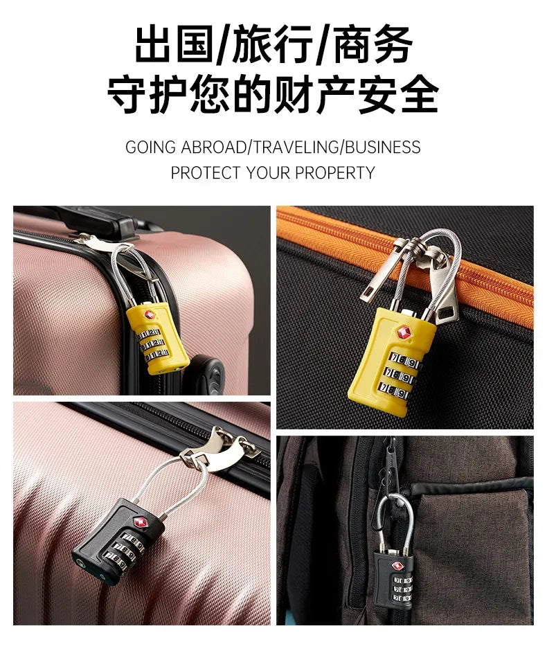 TSA-Approved 3-Digit Combination Lock for Luggage