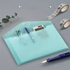 Clear A4 Plastic Document Organizer Folders (Set of 10)