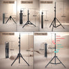 Various lengths of adjustable tripods, including 20cm, 50cm, 160cm, and 150cm models.