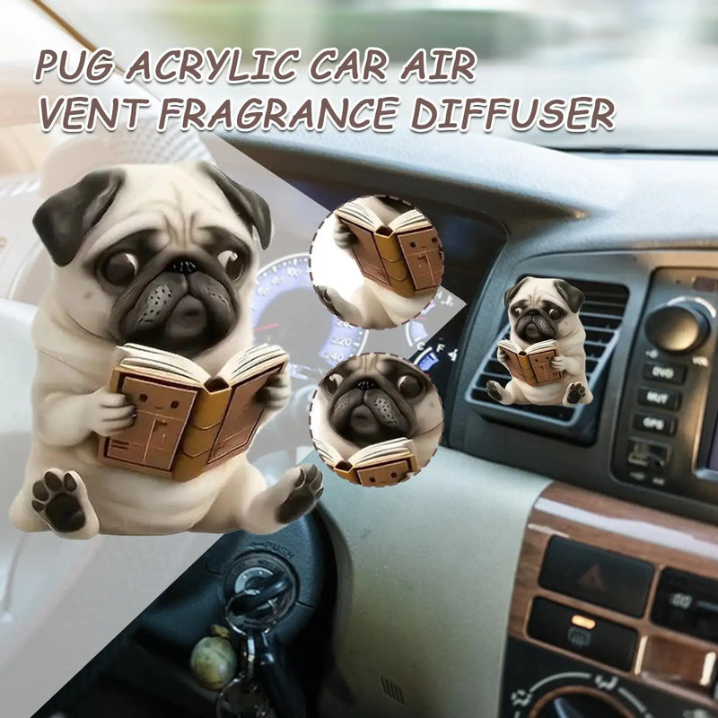 Pug Car Vent Air Freshener
