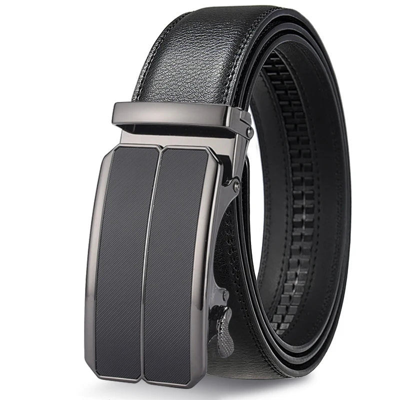 Men's Automatic Ratchet Leather Belt