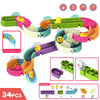 A set of colorful bath time duck slide toys for toddlers, including various slides and accessories.