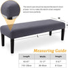 Stretch Jacquard Bench Cover – Modern, Washable Slipcover for Living Room Seating