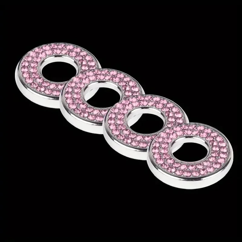Crystal Car Door Lock Pin Covers for Mercedes-Benz