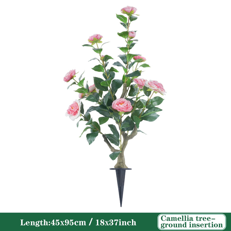Árbol Topiario de Camelia de 85 cm con Maceta Decorativa