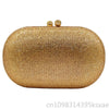 Rhinestone Evening Clutch with Chain Strap