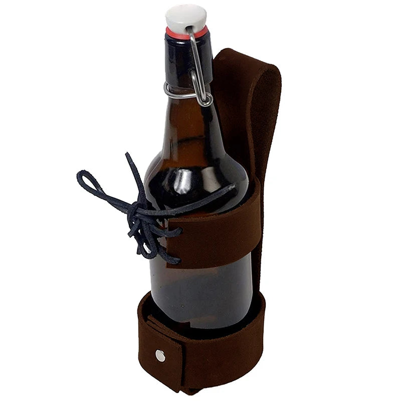 Steampunk Leather Bottle Holster
