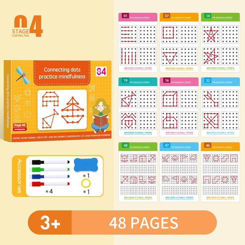 Cuaderno de Caligrafía Mágico Reutilizable para Niños