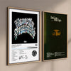 A framed canvas print featuring the album art for Honestly, Nevermind by Drake.
